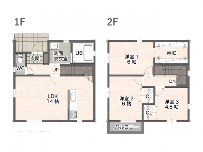 1・2F 間取図