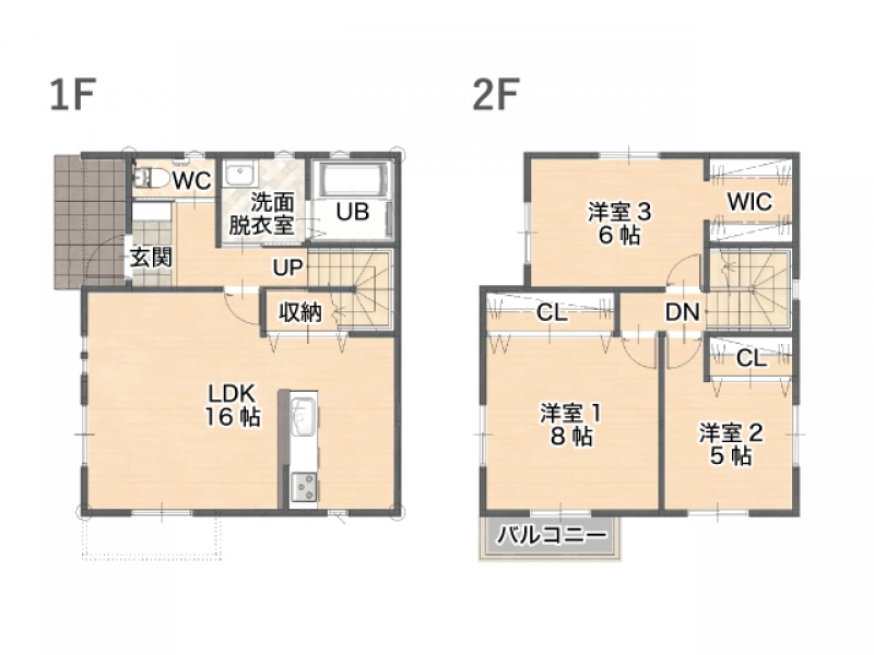 1・2F 間取図