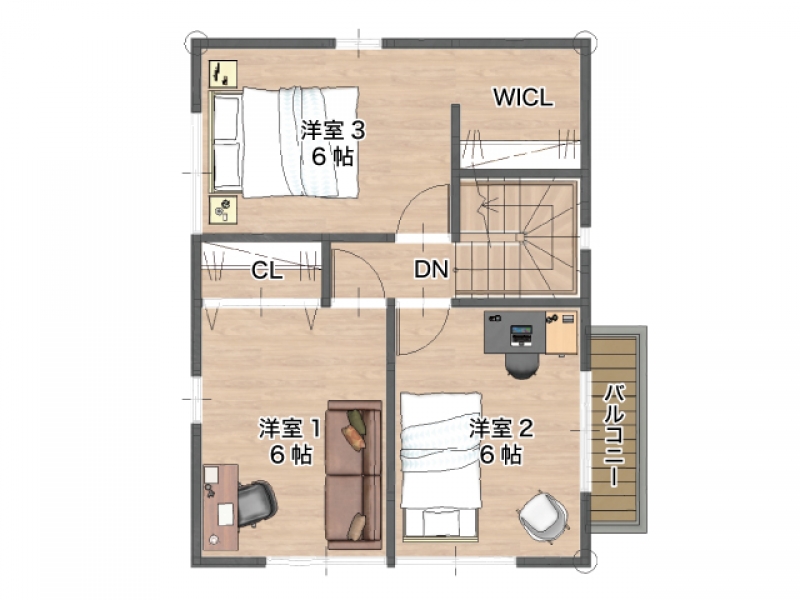 2F 間取図