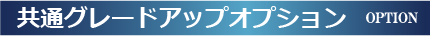 共通グレードアップオプション